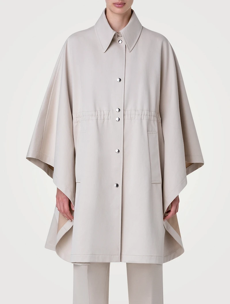 Veda Cotton Gabardine Cape