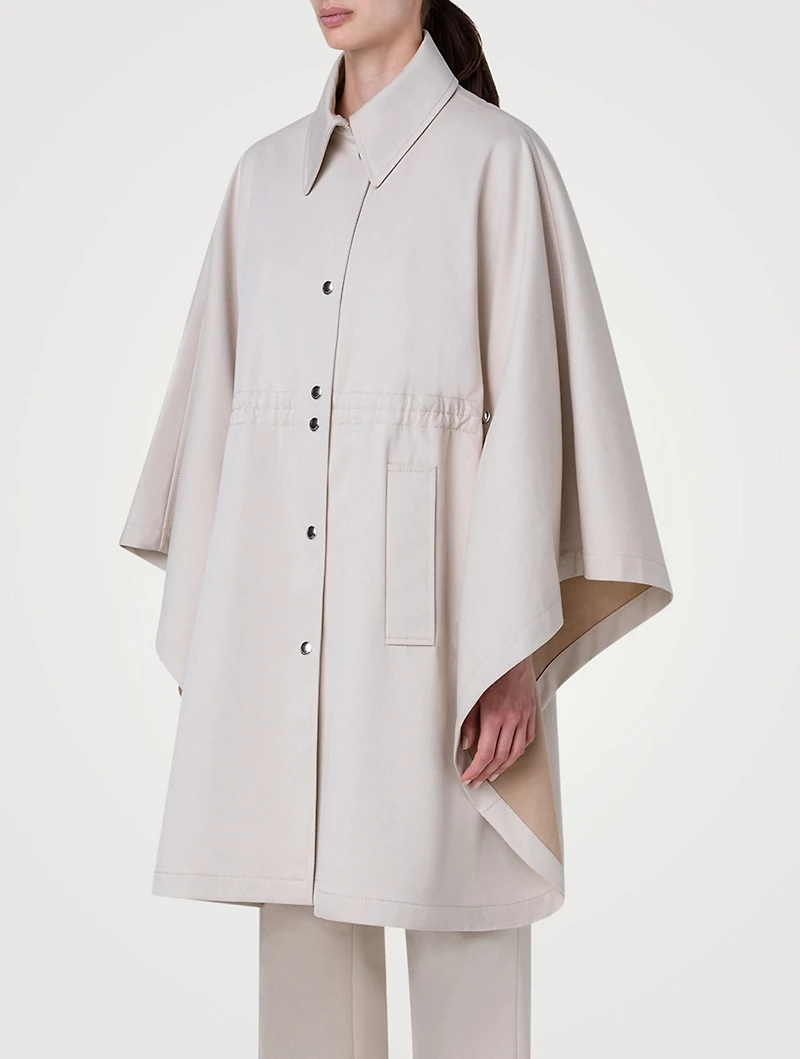 Veda Cotton Gabardine Cape