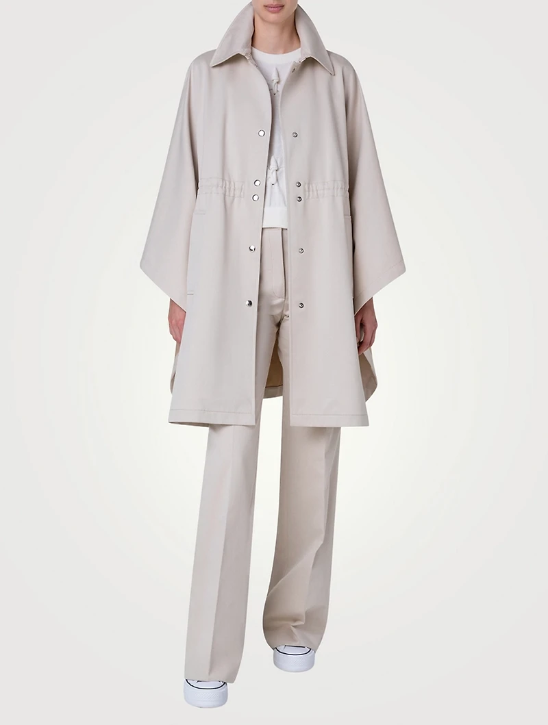 Veda Cotton Gabardine Cape