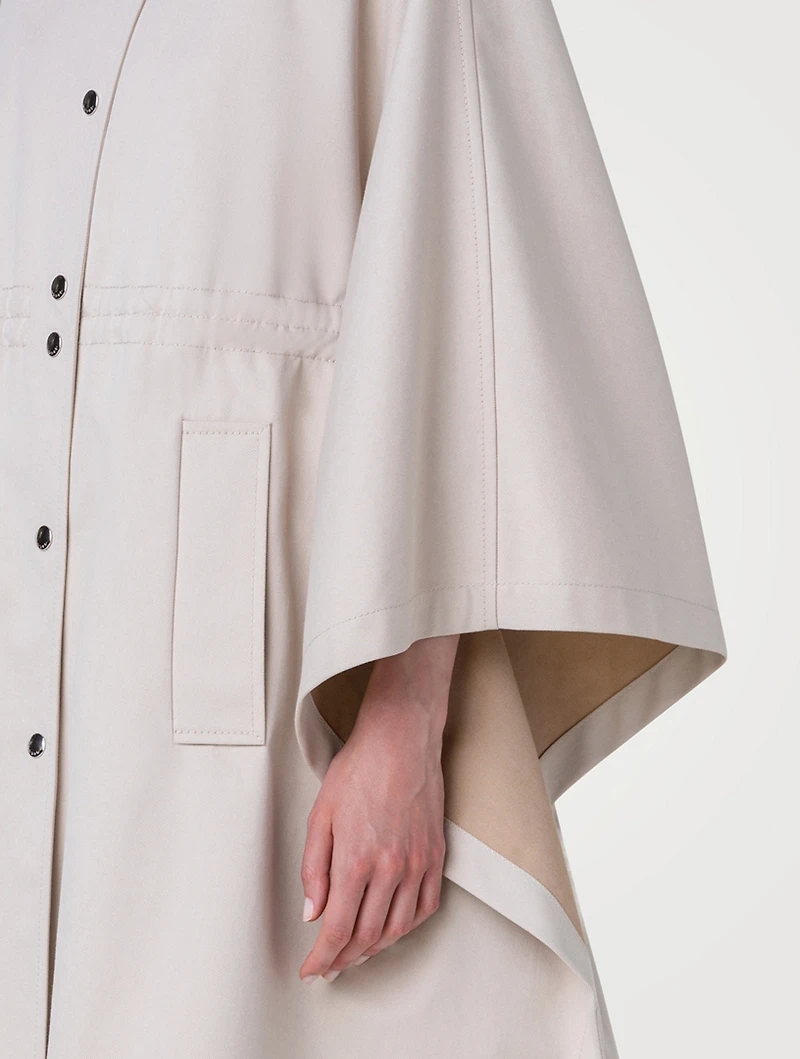 Veda Cotton Gabardine Cape
