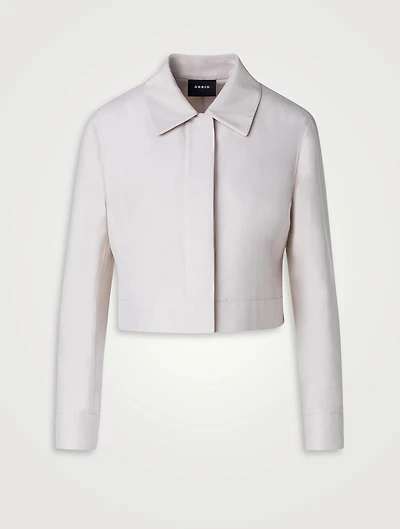 Lewitt Double-Face Cropped Jacket