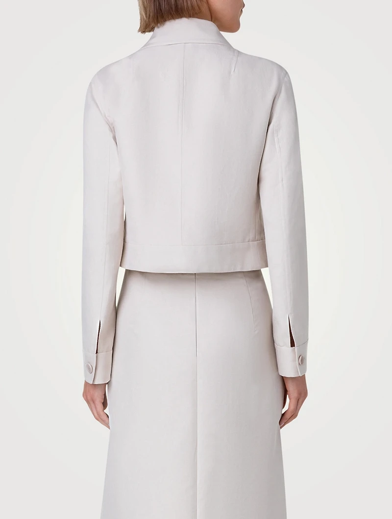 Lewitt Double-Face Cropped Jacket