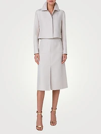 Lewitt Double-Face Cropped Jacket