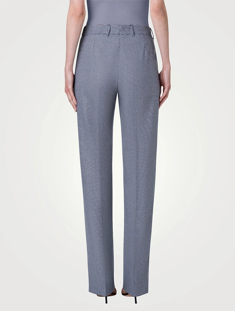 Meghan Cashmere Straight-Leg Trousers