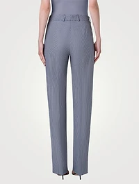 Meghan Cashmere Straight-Leg Trousers