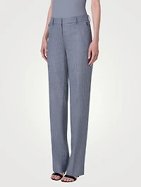 Meghan Cashmere Straight-Leg Trousers