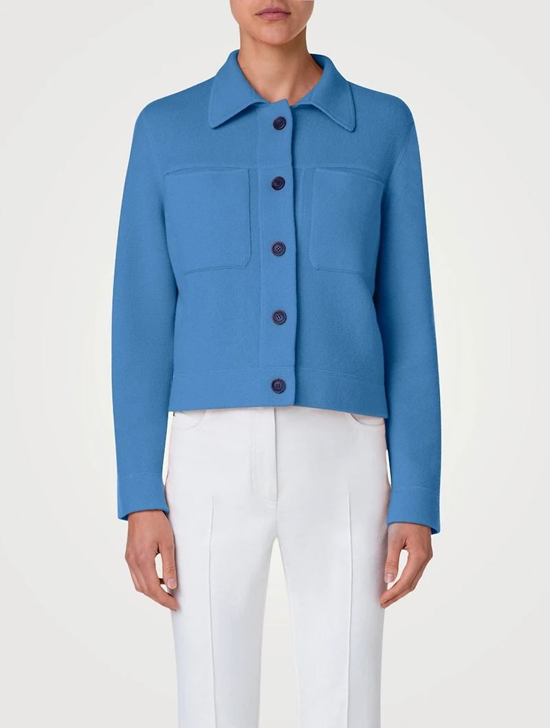 Cashmere Pique Jacket