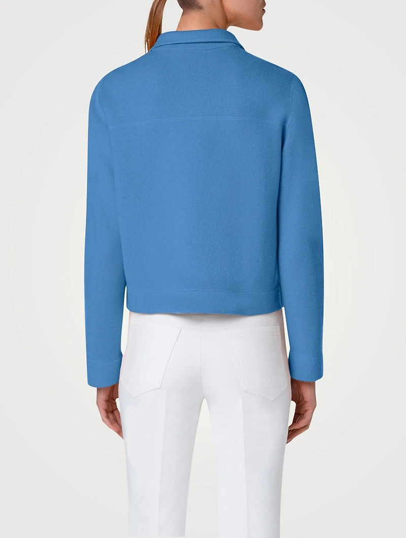 Cashmere Pique Jacket