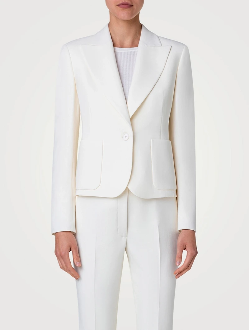 Tyler Wool Double-Face Blazer