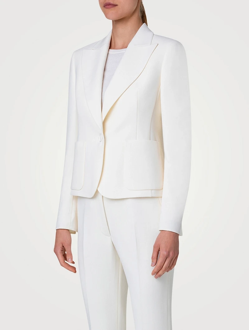 Tyler Wool Double-Face Blazer