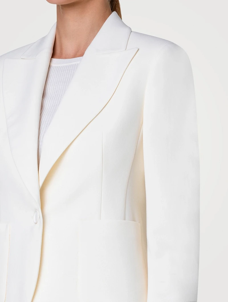 Tyler Wool Double-Face Blazer