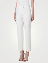 Francy Wool Double-Face Bootcut Trousers