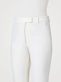 Francy Wool Double-Face Bootcut Trousers