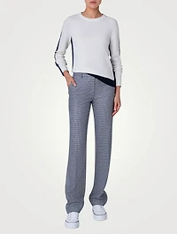 Two-Tone Cashmere Sweater