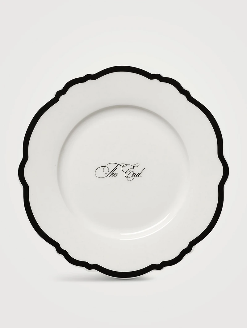 Set Of Four The End Wave Side Plate Set