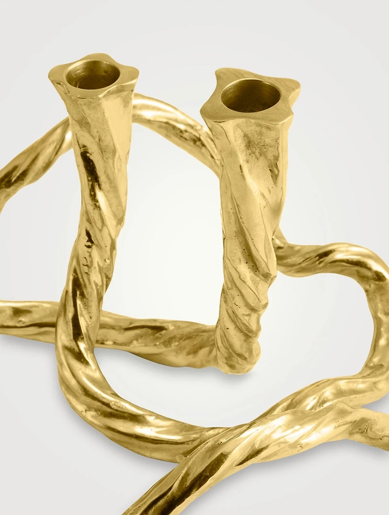Set of Two Vine Candleholders