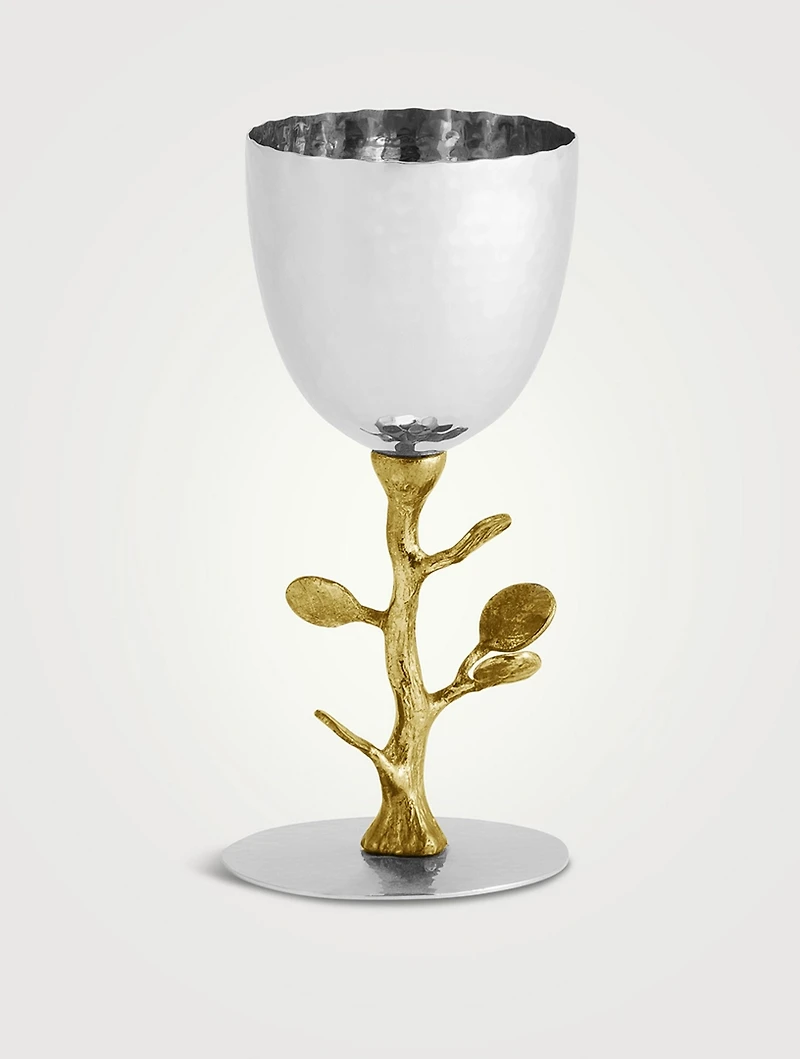Botanical Leaf Kiddush Cup