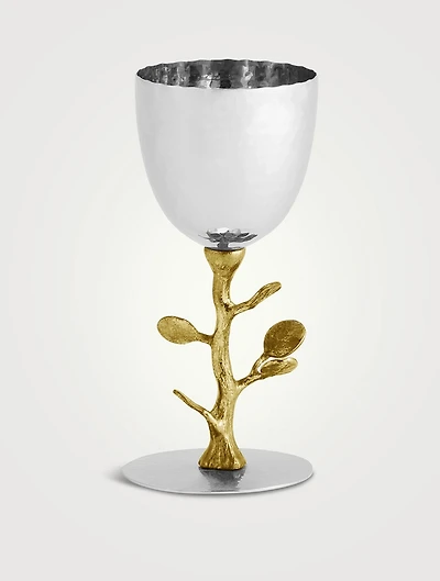 Botanical Leaf Kiddush Cup
