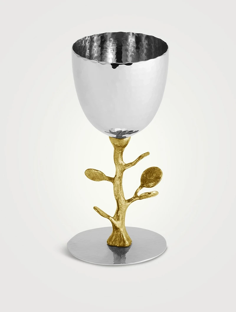 Botanical Leaf Kiddush Cup