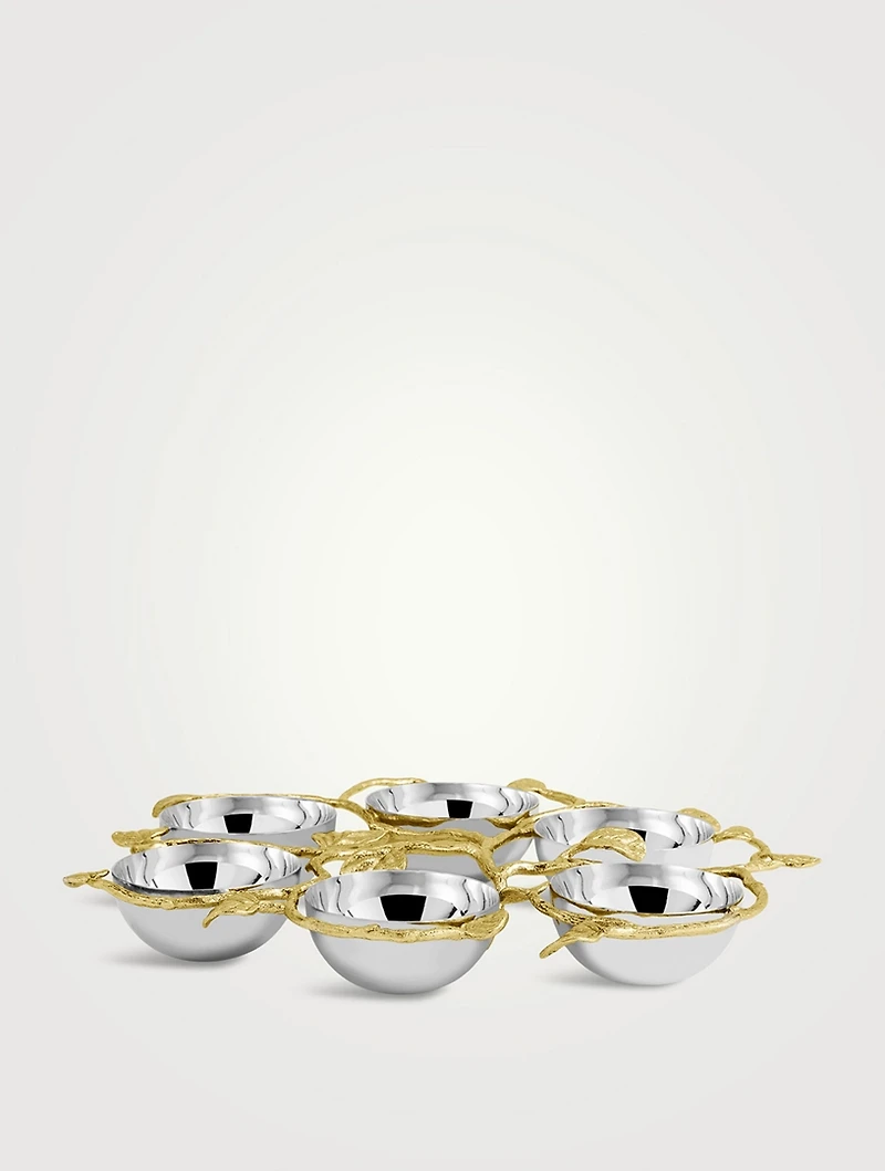Botanical Leaf Seder Plate