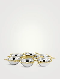 Botanical Leaf Seder Plate