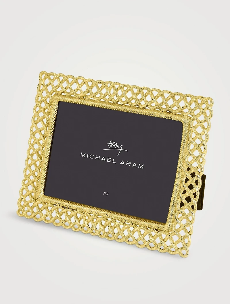 Love Knot Goldtone Frame