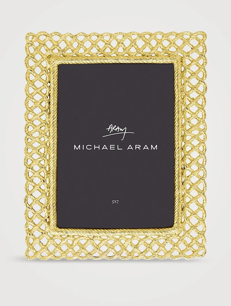 Love Knot Goldtone Frame