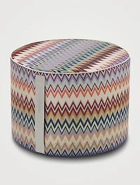Masuleh Cylindrical Pouf