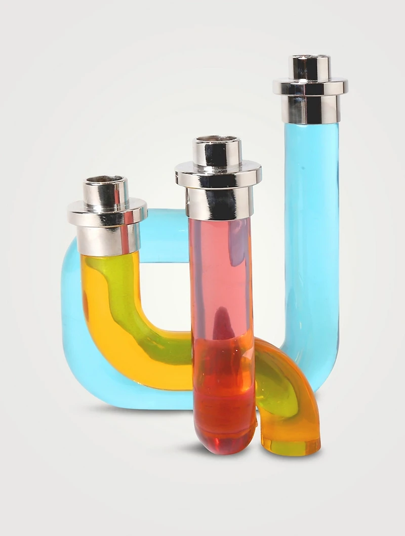 Pompidou Acrylic Candle Holder