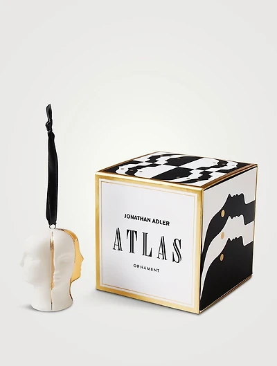 Atlas Porcelain Ornament