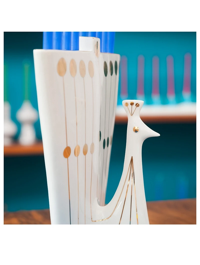 Peacock Menorah