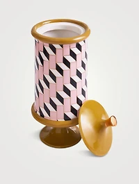 Arcade Stairs Porcelain Canister