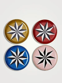 Maxime Star Porcelain Coasters