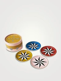 Maxime Star Porcelain Coasters