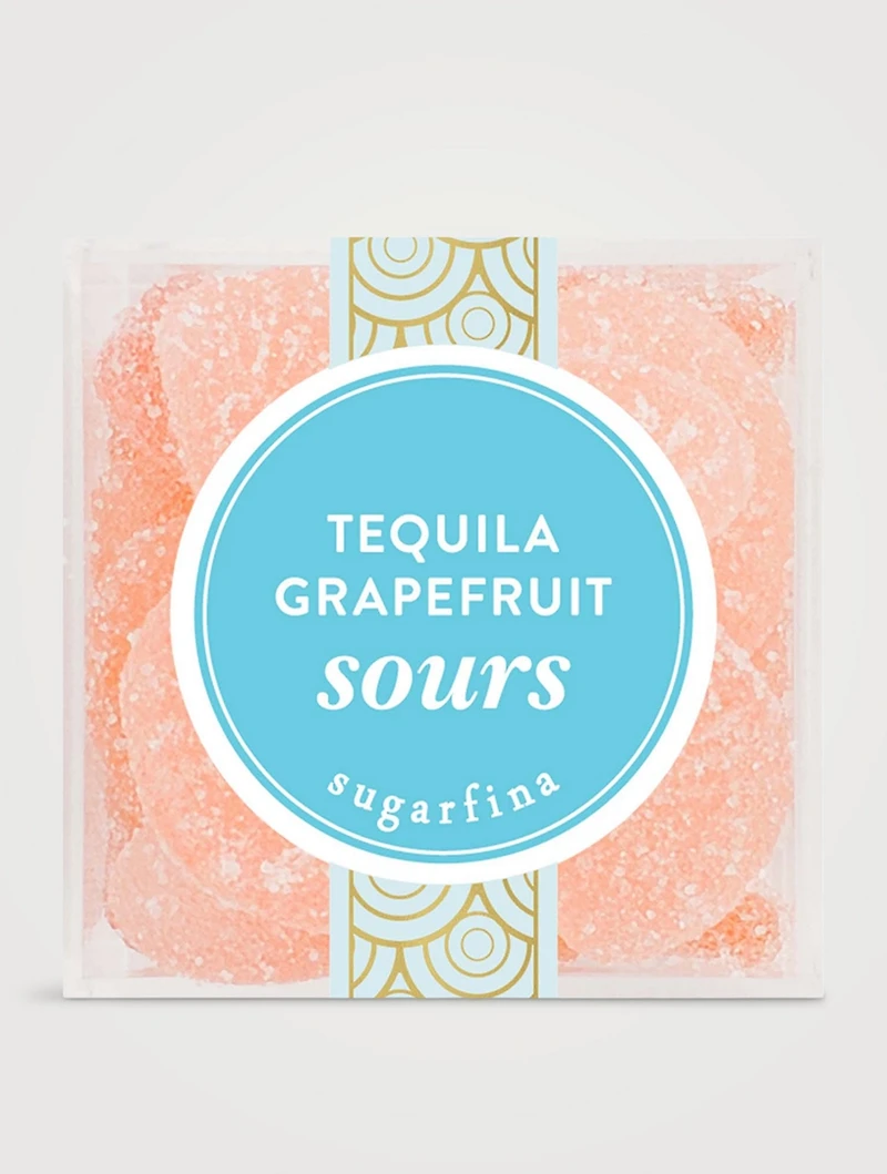 Small Tequila Grapefruit Sours Candy Cube