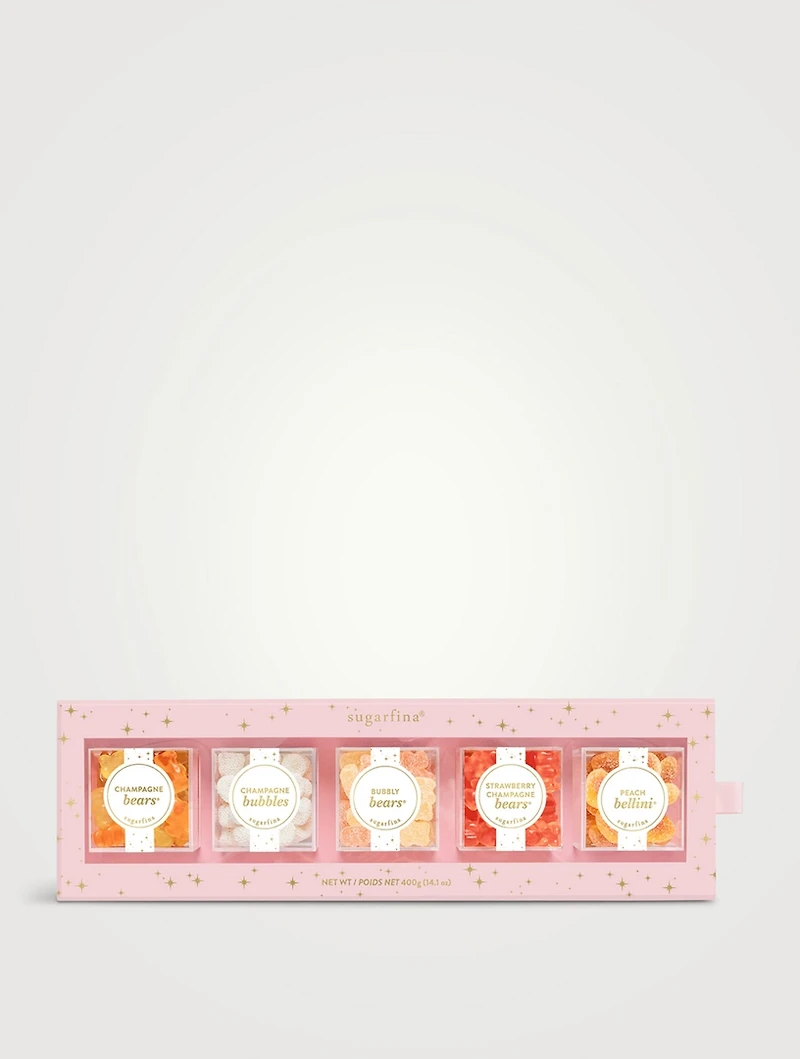 Champagne Flight Five-Piece Candy Bento Box