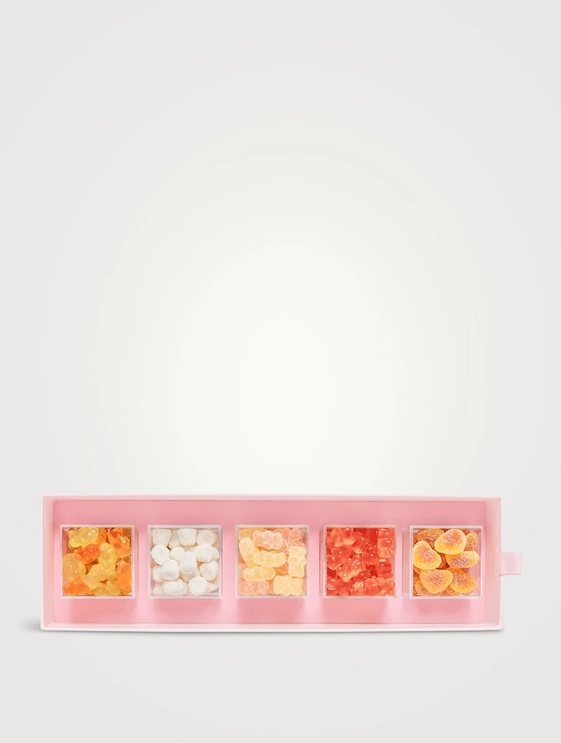 Champagne Flight Five-Piece Candy Bento Box