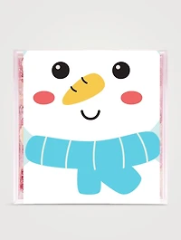 Small Snowman Gummies Candy Cube