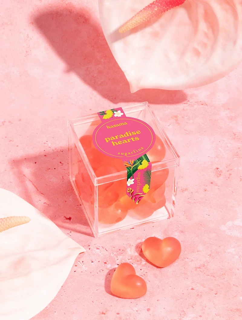 Small Paradise Hearts Candy Cube