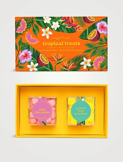 Tropical Treats Two-Piece Candy Bento Box