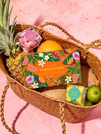 Tropical Treats Two-Piece Candy Bento Box