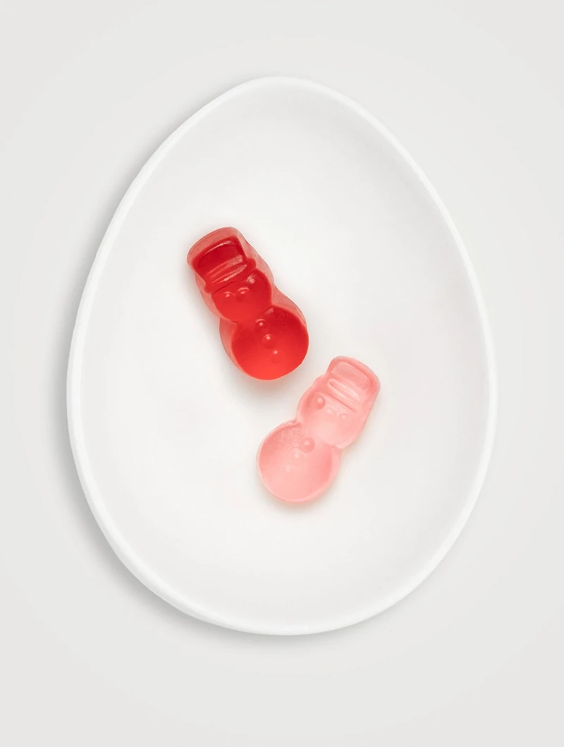 Small Snowman Gummies Candy Cube