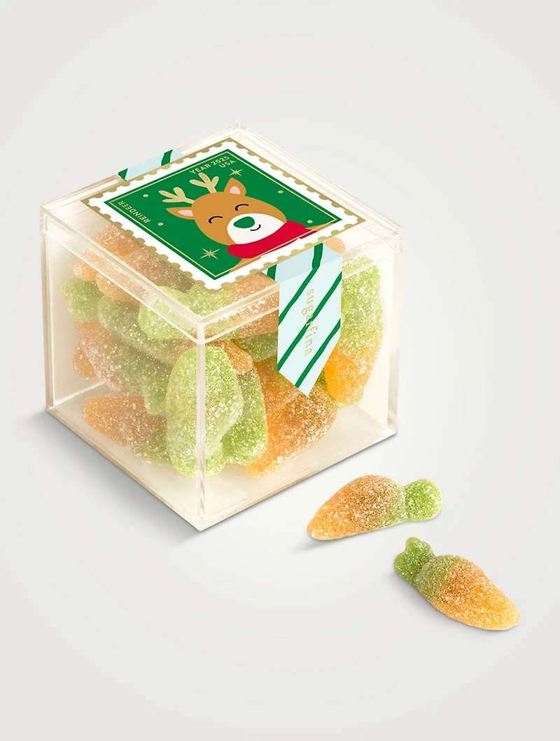 Small Reindeer Carrots Candy Cube