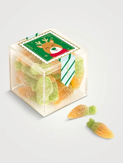 Small Reindeer Carrots Candy Cube