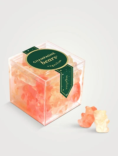 Small Champagne Bears Candy Cube
