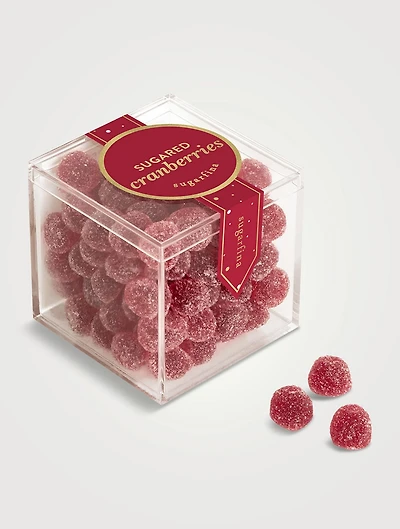 Small Sugared Cranberries Candy Cube