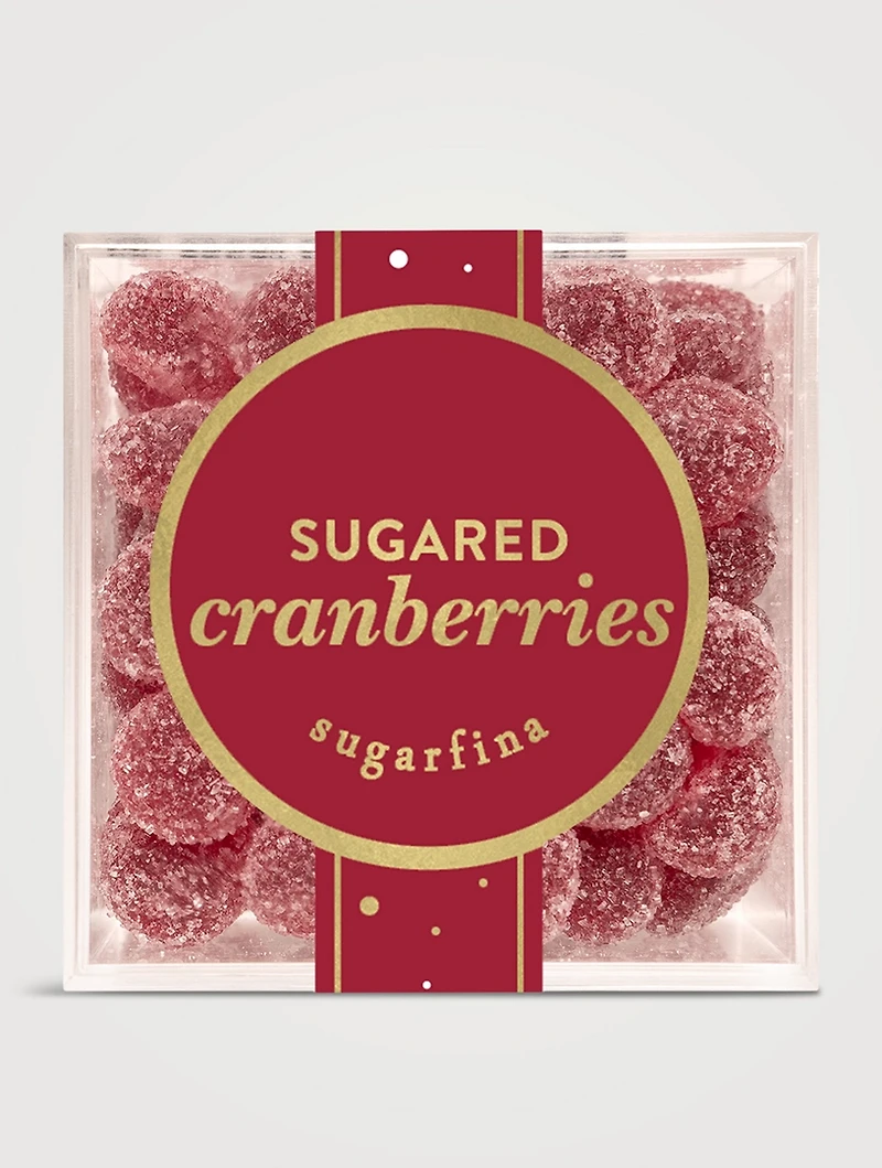 Small Sugared Cranberries Candy Cube