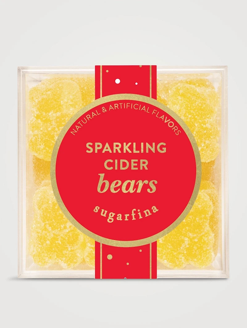 Small Sparkling Cider Bears Candy Cube