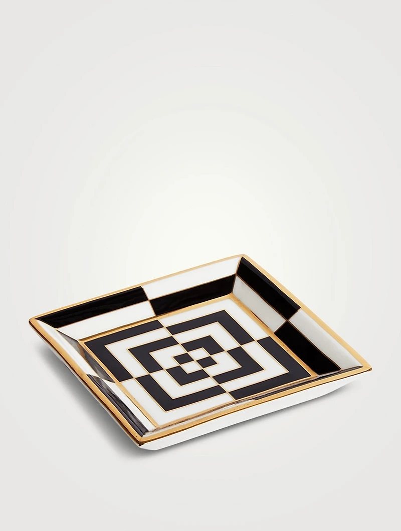 Op Art Square Tray