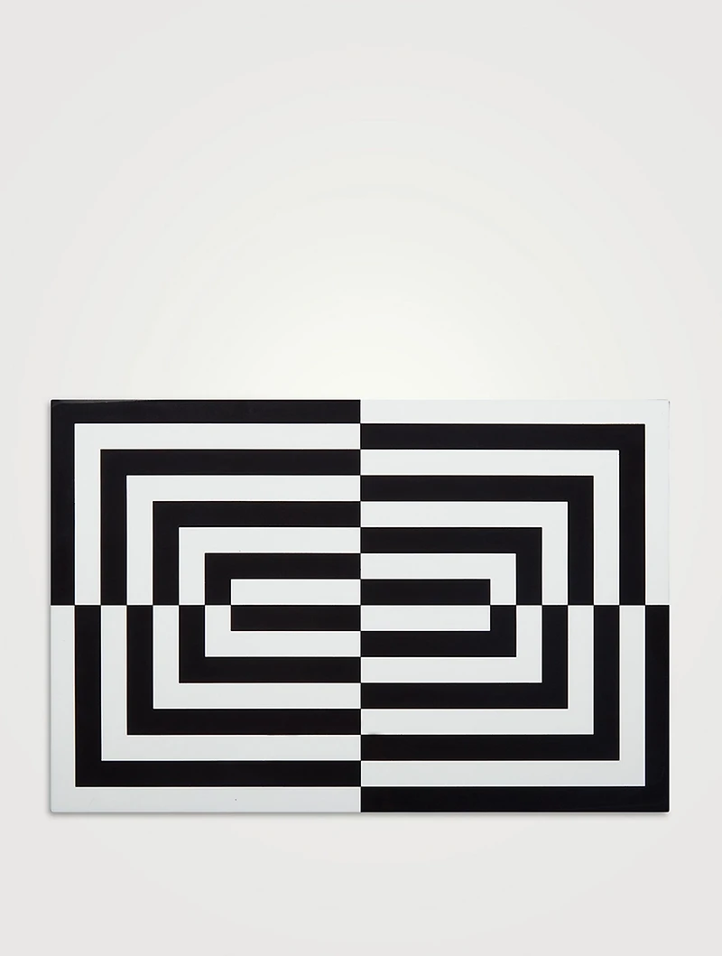 Large Op Art Lacquer Box